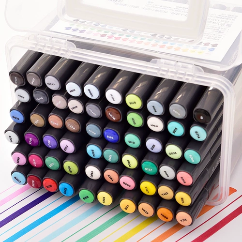 Маркер, дизайнерский комплект, мелки для школьников, кисть, акварель, 24 цветов, 36 цветов, 48 цветов, 60 цветов, ручная роспись, подходит для начинающих