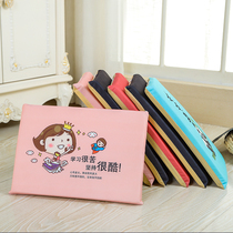 Student cushion with insert buckle cartoon motivability washable and thickened anti-slip primary and middle school rectangular stool cushion school