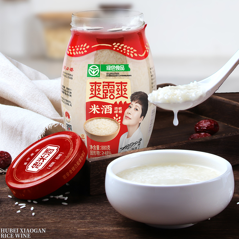 爽露爽酒酿醪糟米酒 880g*2瓶