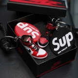 Air Jordan 1, ключи от машины, креативный брелок, баскетбольная спортивная обувь, украшение на сумку для влюбленных подходит для мужчин и женщин, подарок на день рождения
