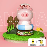 [Мультипликационная свинья] раздела земель+интерфейс Water Launda