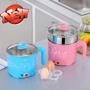 nồi hấp bằng điện Tắt nguồn nấu phở để nấu một nồi hấp một lớp g cháo hai lớp trứng nhỏ inox nước nhỏ dung tích đơn - Nồi trứng xửng hấp