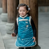 Ханьфу, ципао, пуховик, этнический детский жилет, этнический стиль, детская одежда, китайский стиль