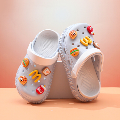 Children's Croc Shoes Boys' Slippers Summer New Non-Slip Kids' Sandals Boys' Beach Sandals — 5