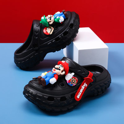 Minecraft Kidsren's Clogs, Boys' Slippers, Summer New Anti-Slip Soft-Soled Baby Sandals, Boys' Beach Shoes — 8