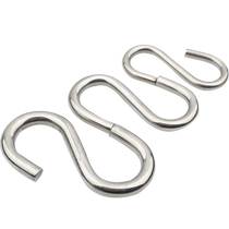 S-shaped hook exhibition hook solid S hook strong load-bearing home hook 304 stainless steel multi-purpose M2