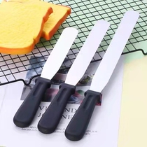 Black Handle 6 Inch 8 Inch Wipe Knife Stainless Steel Cake Framed Flower Smear Knife Framed Flower Tool Quanzhou Real Body Shop