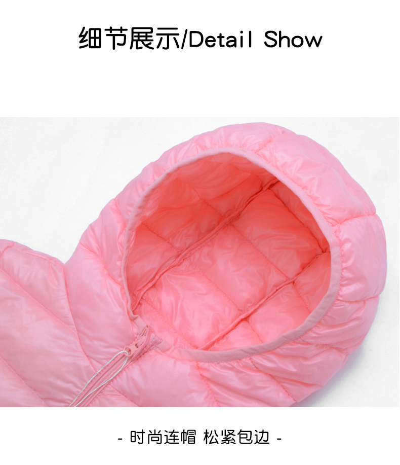 雅鹿 儿童轻薄羽绒服 90%含绒量 图8