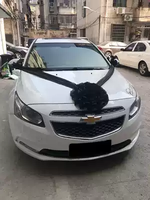 Funeral white funeral supplies Hand-tied hearse flowers Funeral car front flowers Corpse delivery car Hearse decoration flowers Lingtang cloth flowers