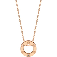 Золотой, большой, розовое золото, 5см