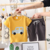 . Childrens Summer Outfit 2020 Summer New Boy bé ngắn tay áo hai mảnh Set 0-1-2-3-4. 