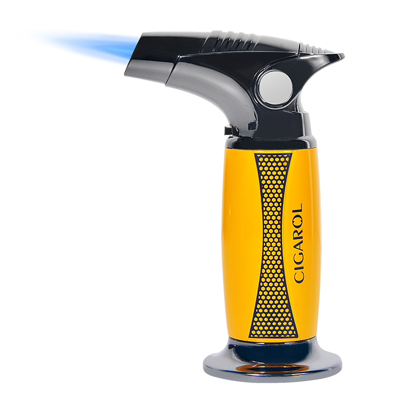 CIGAROL Cigar lighter windproof straight punch lighter inflatable igniter metal lighter cigar spray gun big