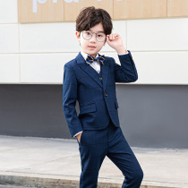Childrens suit suit five-piece set autumn and winter suit little boy performance costume British handsome small host