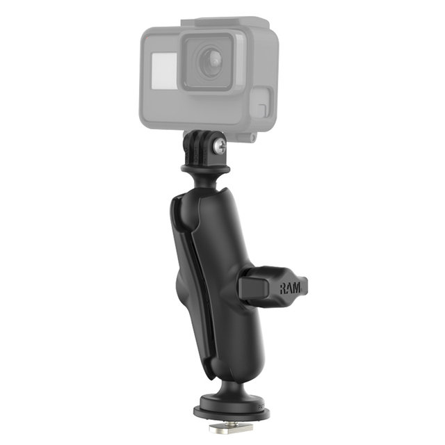 ເຫມາະສໍາລັບ American car action camera bracket standard camera pan/tilt bracket Wrangler JL slide bottom