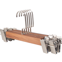 7元包邮  好娘子  实木裤架衣柜裤夹子 5个