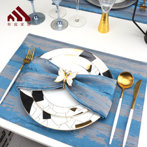 European placemat fabric Western-style placemat mat Bowl mat High-end luxury table mat New Chinese model room plate mat