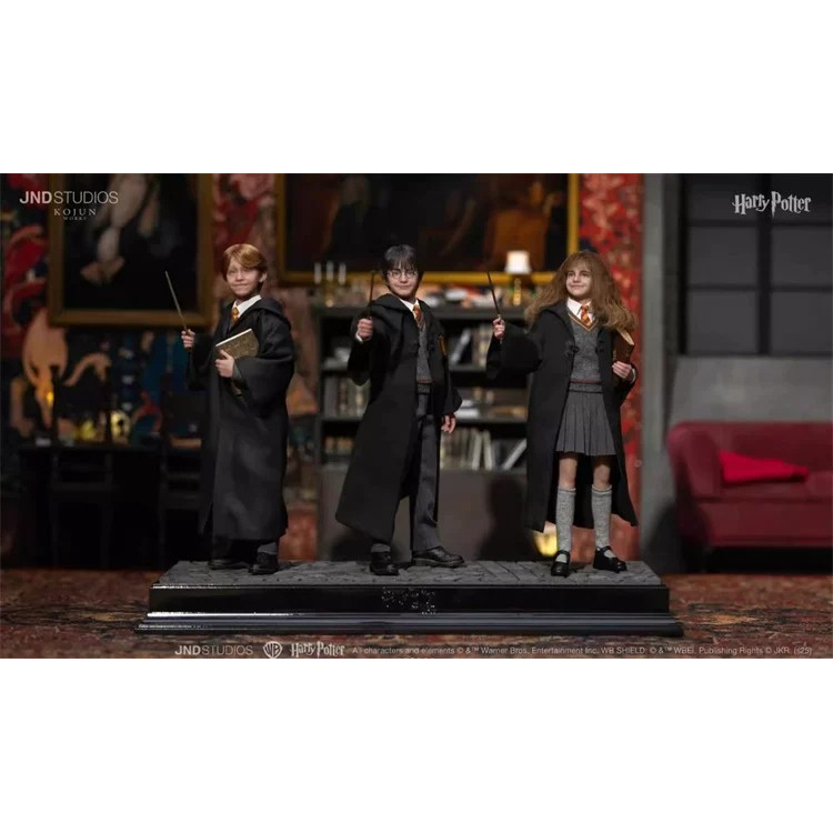 Jnd Studios 1/6 Kjw003 Harry Potter Trio Harry Hermione Ron