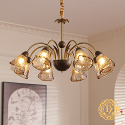 Diban Living Room Chandelier Mid-Century Style American Retro Hall Main Light Designer High-End Dining Room Bedroom Lighting Fixtures