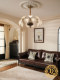 Dizan French Retro Living Room Main Light, Mid-Century Style Chandelier, 2026 New Model, Light Luxury and High-End Feel, Dining Room and Bedroom Lamp