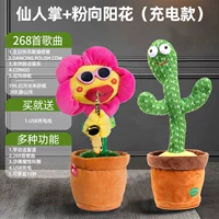 [Продвижение пакета] Зарядка кактус+розовый очаровательный цветок (268 песен+запись+обучение Talk+Light Dancing)