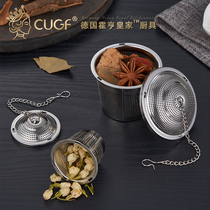 German CUGF 304 stainless steel seasoning ball household flavor marinade seasoning ball slag stew meat filter tea bag