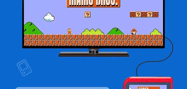 Máy chơi game cầm tay để gửi bạn trai, King of Fighters, sinh nhật màu đỏ, siêu nhân retro, cọ nhỏ, cầm tay - Bảng điều khiển trò chơi di động máy cầm tay chơi game