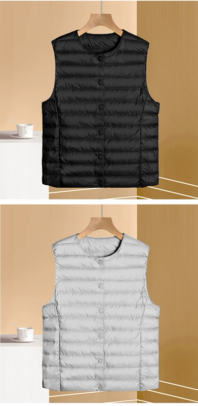 Áo vest nữ chính thức của Yalu mặc bên trong mỏng vừa vặn áo ghi lê ấm áp bên trong thương hiệu mùa thu đông