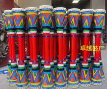 Manufacturer greatly promotes Guangxi Yao ethnic long drum Liannan folk dance drum thin waist drum long drum art test drum u