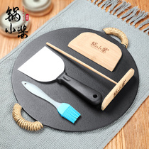 Pan small sauce pancake pot Pancake fruit tool stall Household cast iron pot Commercial flat-bottomed griddle Pancake fruit pot