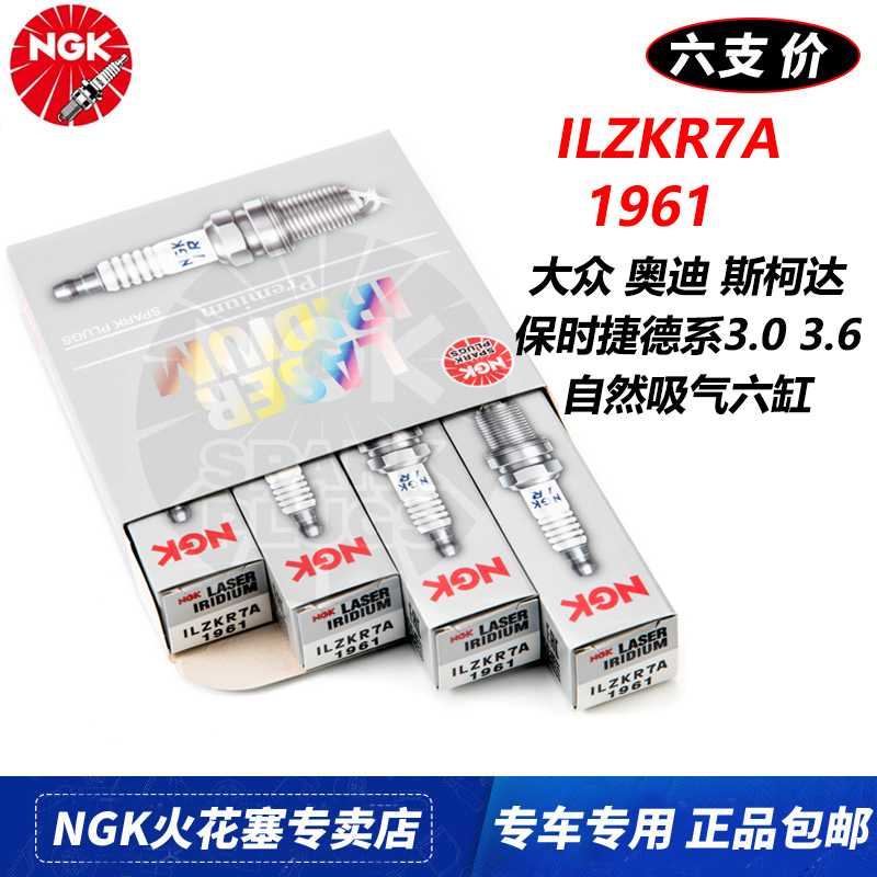 Ngk Spark Plug 1961 Is Suitable for Q7 Cayenne Eos 3.6 Magotan Passat 3.2 Phaeton 3.0 Touareg R36