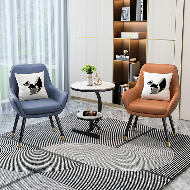 Balcony small table and chair net red small coffee table round table modern minimalist leisure chair household one table and two chairs combination three-piece set