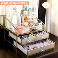 Золотая диагональная топ+двухветный ювелирный насос