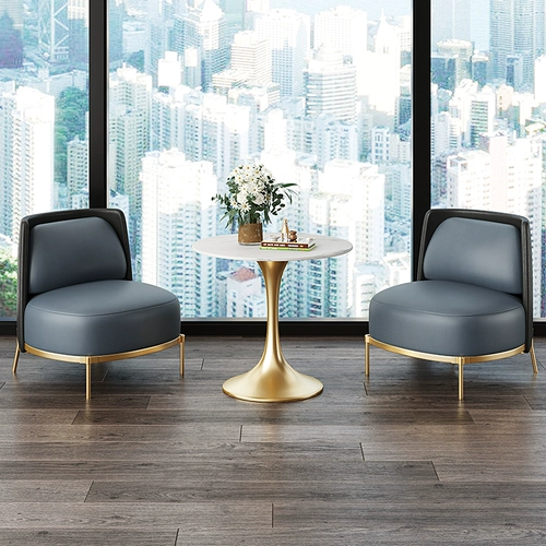 Легкий роскошный диван стул гостиной гостя гостевой приемной кабинет высокий