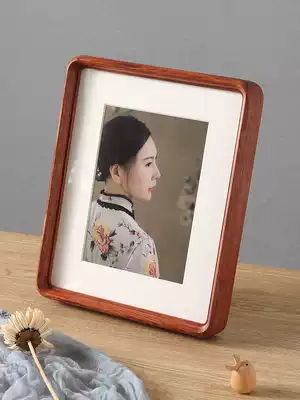8-inch photo frame setting solid wood frame framed Brazilian rosewood frame hanging wall 7-inch photo frame custom-made