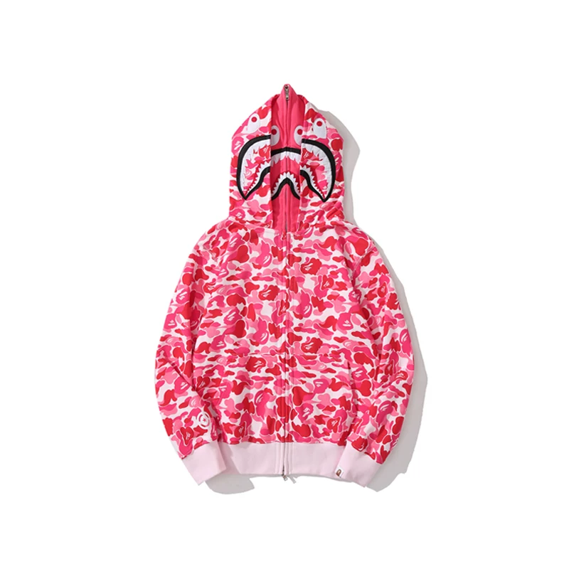 Японская голова человека, камуфляжный толстовка, шапка для мужчин и женщин для отдыха, акула, худи, тигр