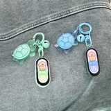 iboann [Маленькая черепаха] Подходит для Xiaomi Mi Band 10, ремешок для часов, подвеска 9/8, универсальная версия NFC, светящаяся керамическая версия, Xiaohongshu, светящаяся маленькая черепаха в том же стиле