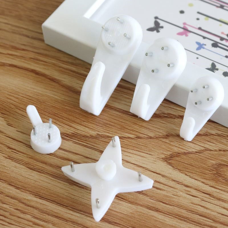 No trace nails strong hook cement nails wall nails fixed hanging paintings large wedding photo frame hanging wall stickers free punching