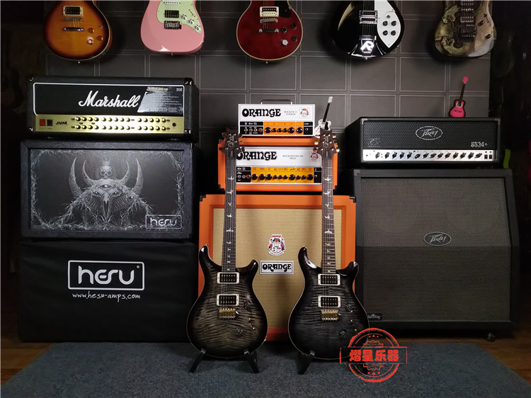 PRS electric guitar American made Custom 24 10 TOP spot