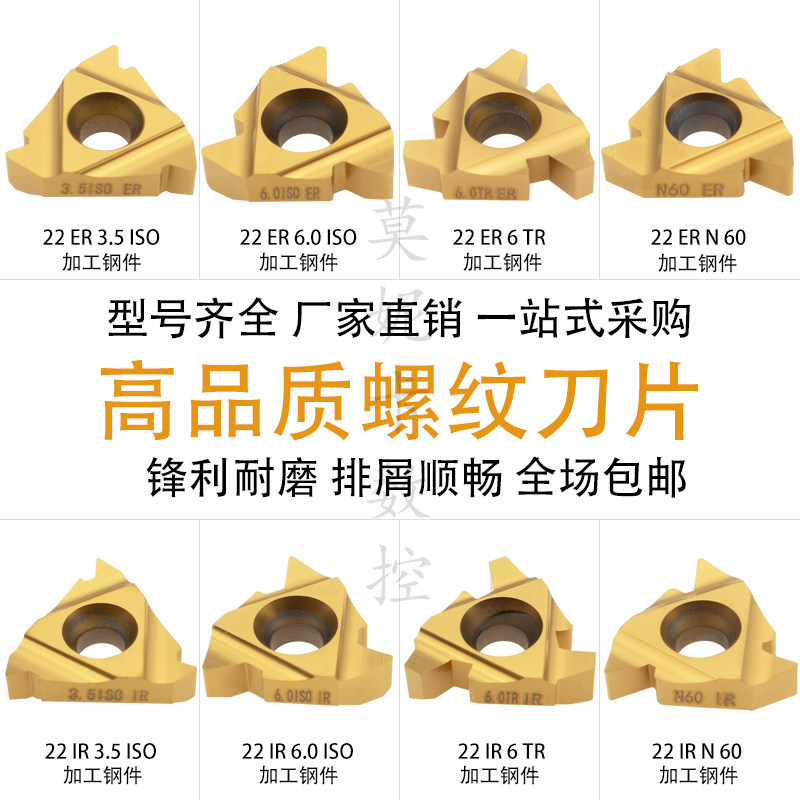 Deiscard threaded blade 22 ER IR 4 0 5 6 0 0 ISO 4 5 6 TR N55 60 LDE