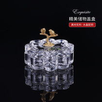 Italian Import RCR Crystal Storage Tank Light Lavish Living Room Tea Table Home Tea Leaf Jars Candy Jar Decoration Pendulum