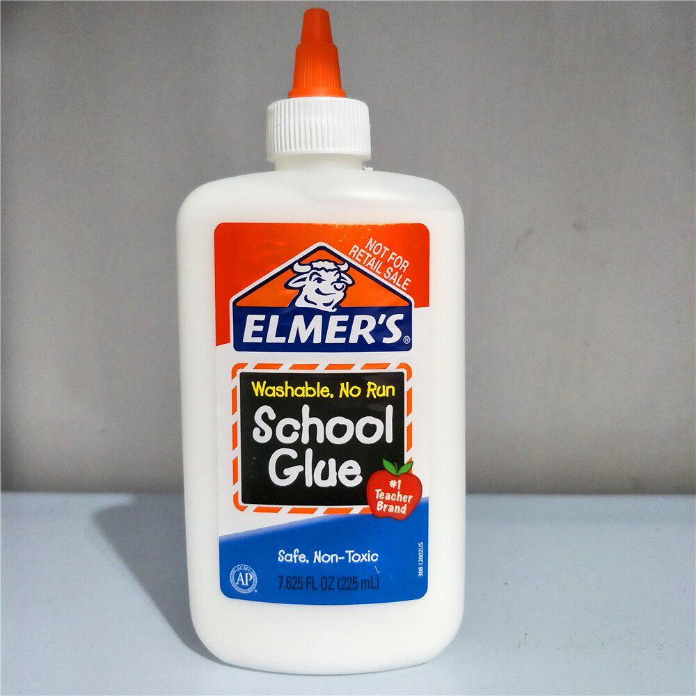 Bull head glue crystal white glue slime big barrel Elmers Glue All American mud transparent tape water to snow