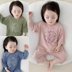 Outlet Clearance New Baby Jumpsuit Spring and Summer Pure Cotton Baby Thin Harness Children Anti-Kick Quilt Sleeping Bag ເຄື່ອງປັບອາກາດ