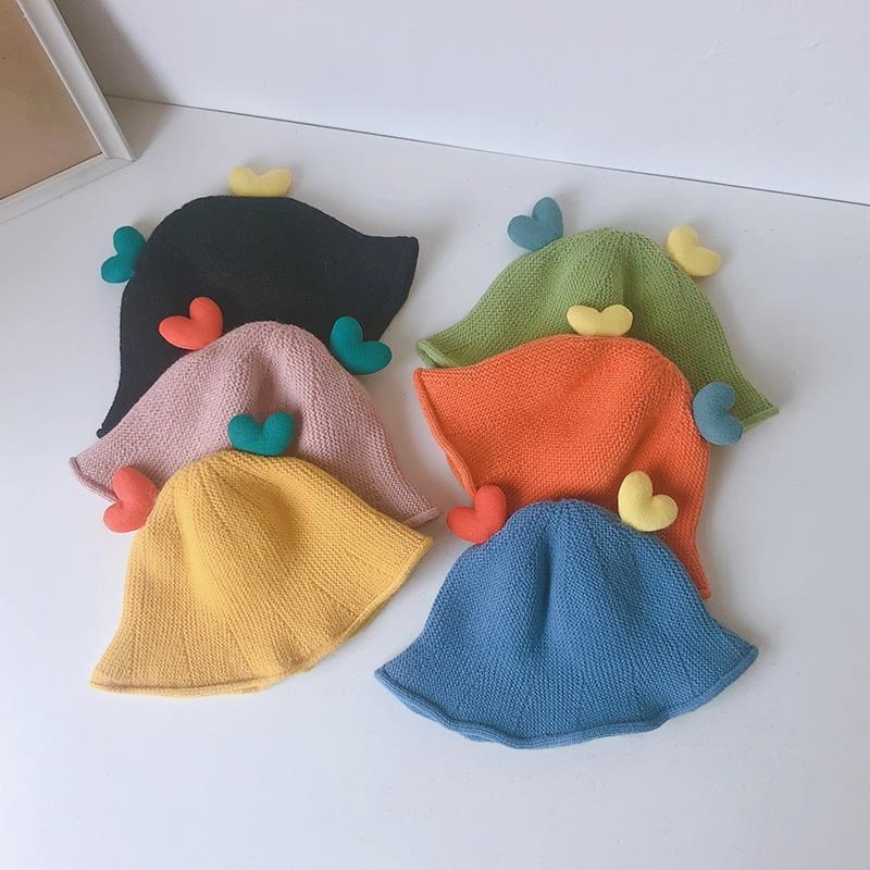Baby baby hat cute super cute spring and autumn knitted children's fisherman hat Korean version of boys and girls tide autumn and winter infants