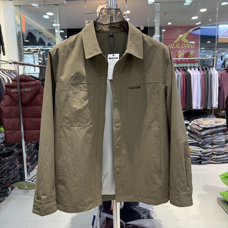 5015-Spring and Autumn Casual Lapel Jacket, Comfortable, High-Quality, Fashionable, Versatile, Stylish, Trendy, and High-End