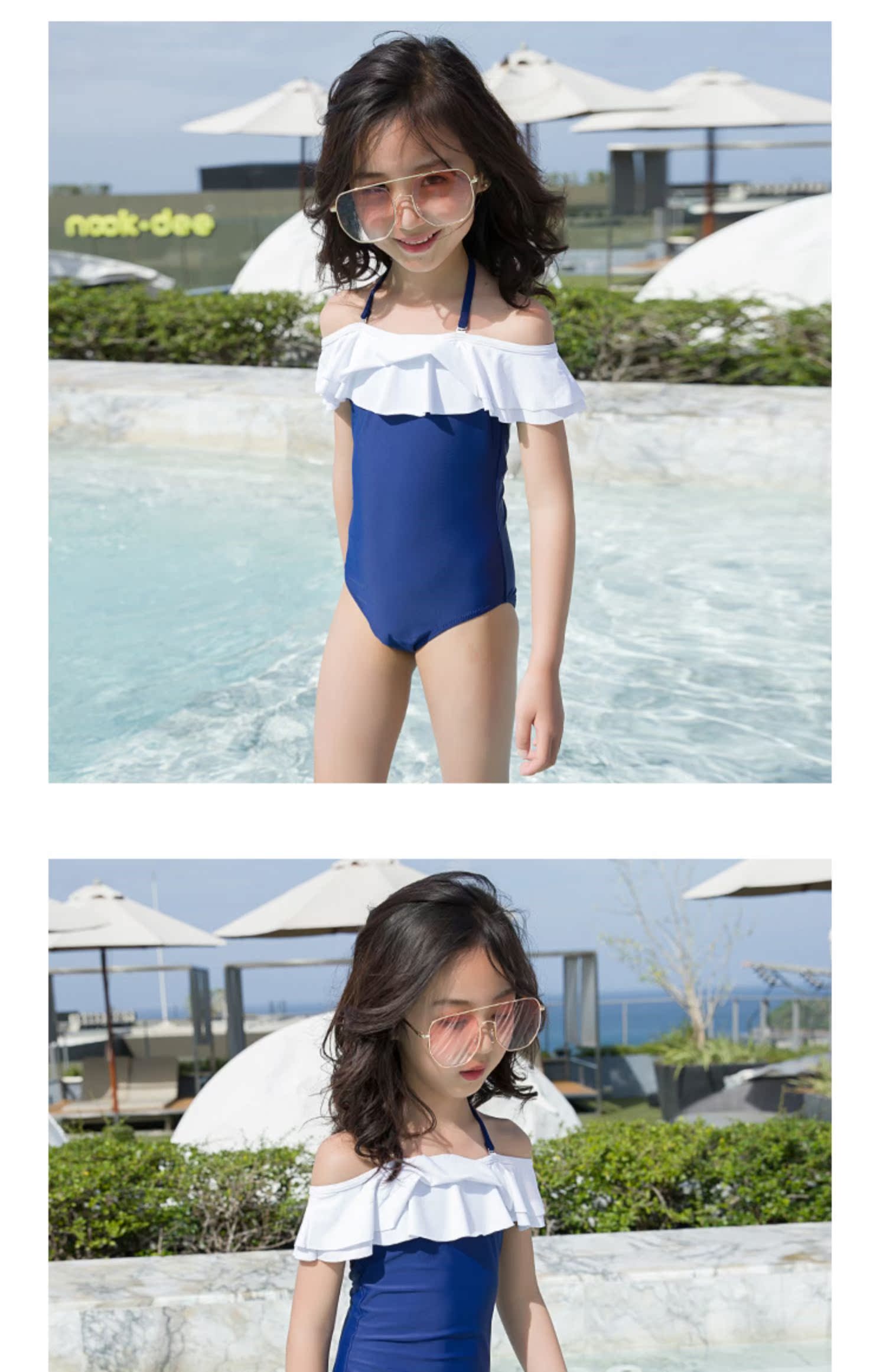 Áo tắm cho trẻ em gái Cô gái Công chúa Xiêm Mùa xuân Hàn Quốc Váy Hàn Quốc Váy dễ thương Big Boy Bikini - Bộ đồ bơi của Kid quần bơi trẻ em