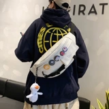 Сумка через плечо, вместительная и большая сумка на одно плечо для школьников, поясная сумка, мужской ремешок для сумки, нагрудная сумка