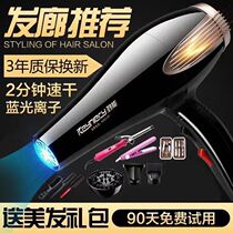 (Barber shop big wind) Negative ion blowing hair dryer household wind pipe high-power student dormitory