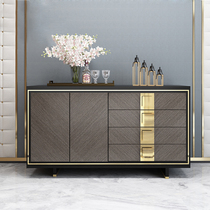 Light luxury post-modern simple sideboard American restaurant storage storage decoration porch partition tea cupboard