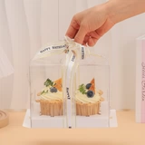 Liuyi Детский дневной кубок чашки для торта коробки прозрачная упаковочная коробка 2 4 6 12 Графическая выпечка перемещенная чашка заблокированная коробка заперта