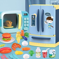 Большой холодильник+микроволновая печь [зарядка синяя]